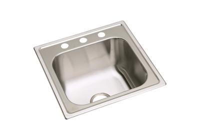 Dayton Stainless Steel 20 X 20 X 10 1 8 Single Bowl Drop In Laundry Sink Elkay