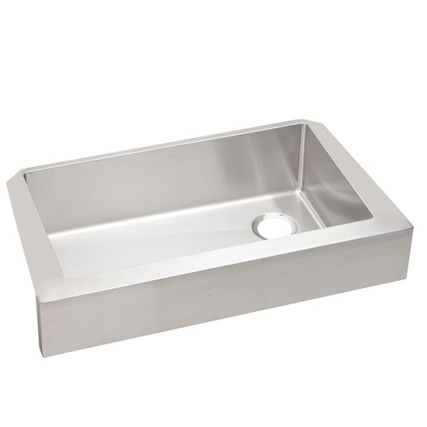 Elkay Crosstown Stainless Steel 35 7 8 X 20 1 4 X 9 Single Bowl Farmhouse Sink Elkay