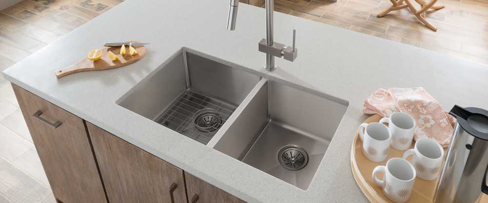 Crosstown Stainless Steel Kitchen Sinks Elkay