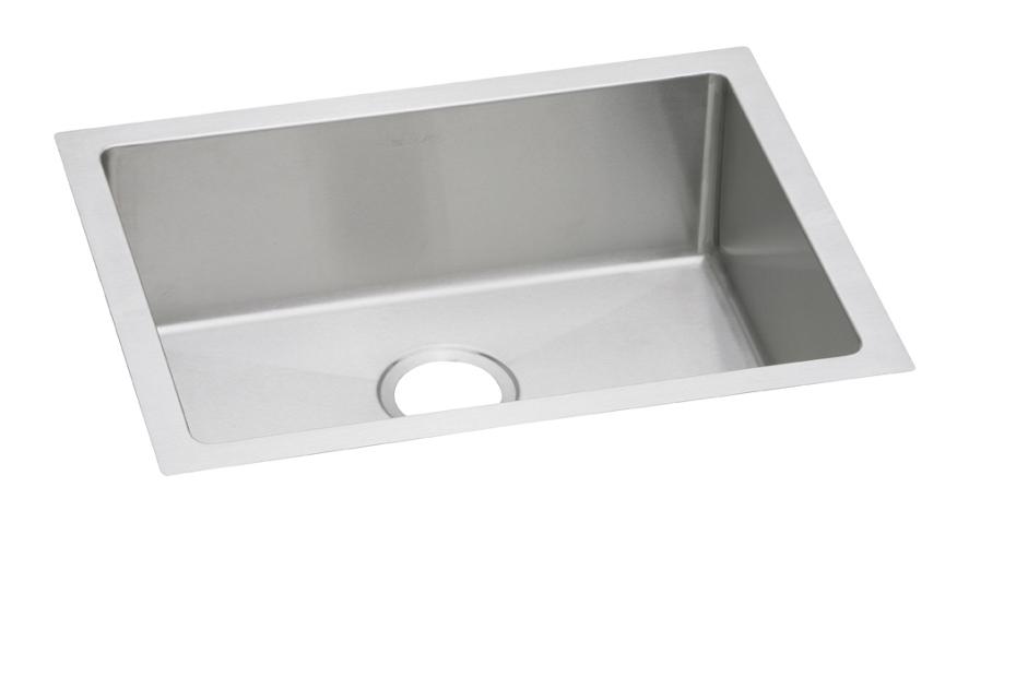 Elkay Crosstown 16 Gauge Stainless Steel 23 1 2 X 18 1 4 X 8 Single Bowl Undermount Sink Elkay