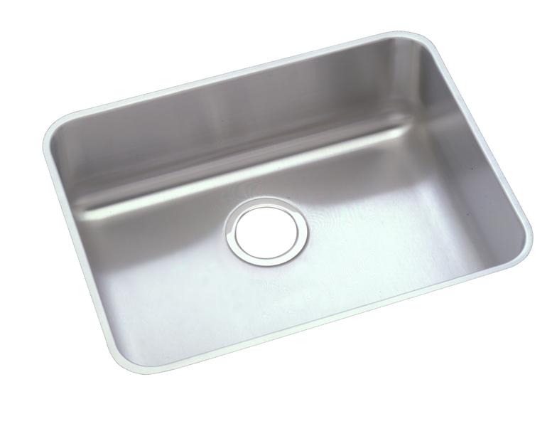 Elkay Lustertone Classic Stainless Steel 21 1 2 X 18 1 2 X 12 Single Bowl Undermount Sink Elkay