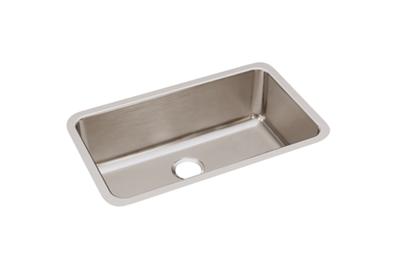 Elkay Lustertone Classic Stainless Steel 30 1 2 X 18 1 2 X 10 Single Bowl Undermount Sink Elkay