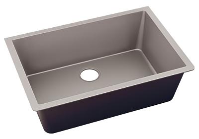 Elkay Quartz Luxe 33 X 18 7 16 X 9 7 16 Single Bowl Undermount Sink Elkay