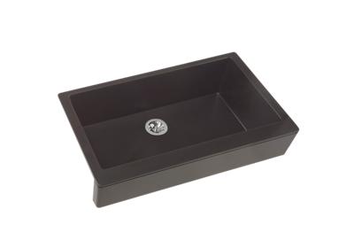 Elkay Quartz Luxe 35 7 8 X 20 15 16 X 9 Single Bowl Farmhouse Sink With Perfect Drain Elkay