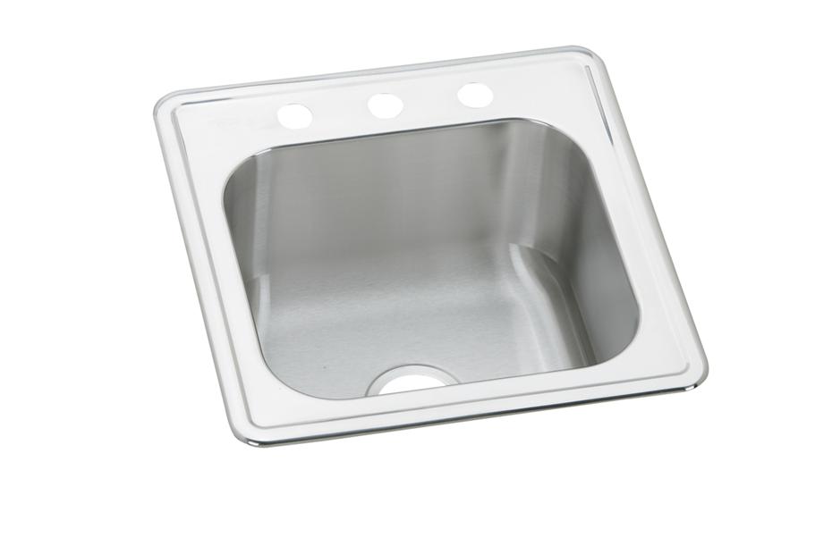 Elkay Celebrity Stainless Steel 20 X 20 X 10 1 8 Single Bowl Drop In Laundry Sink Elkay