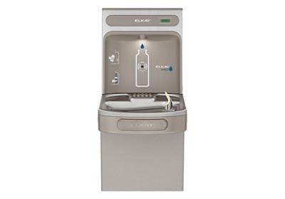 elkay non cooler ezh2o filling bottle station single ada filtered gray light refrigerated drinking