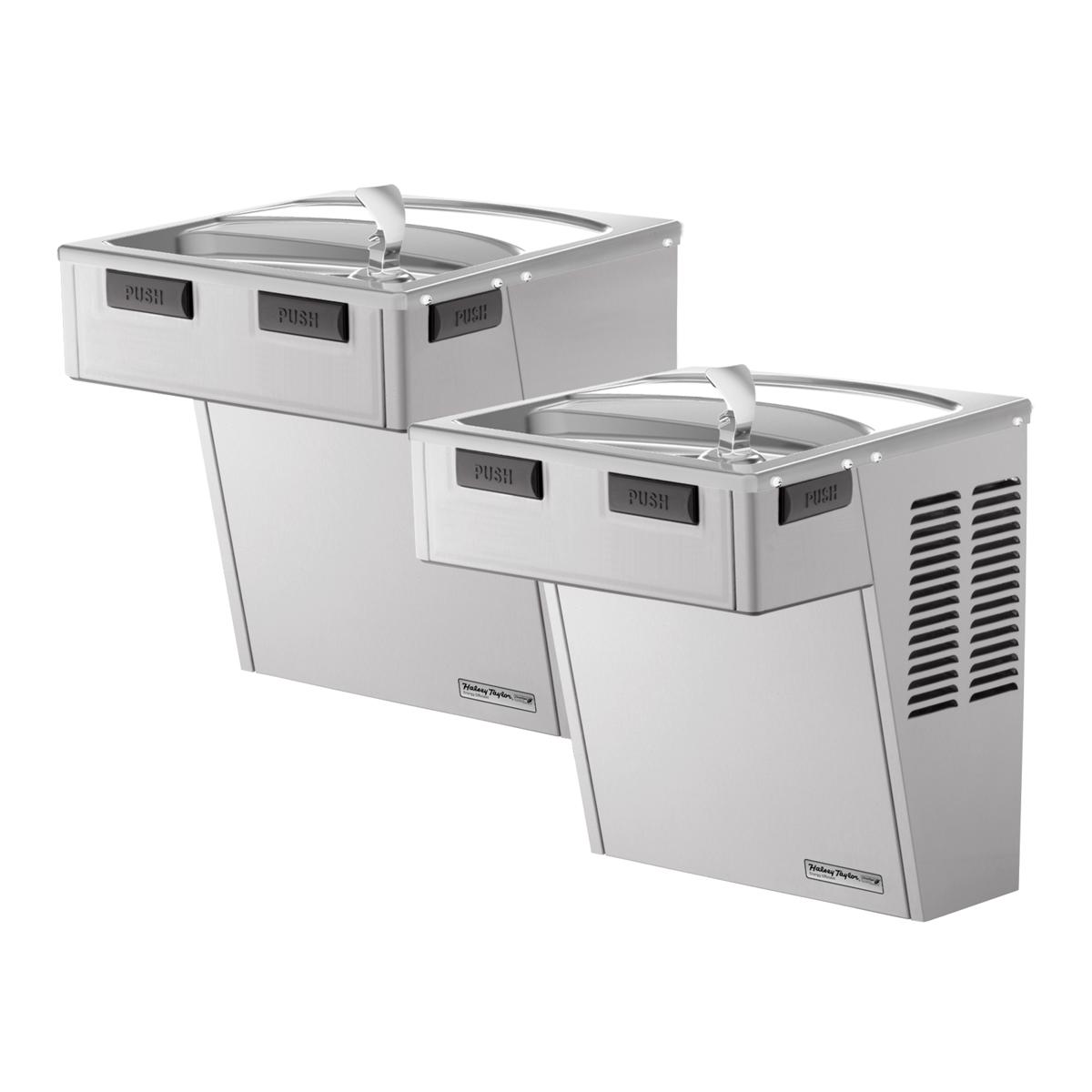 Halsey Taylor Wall Mount Bi-level ADA Cooler, Non-filtered 8 GPH Stainless 2011409