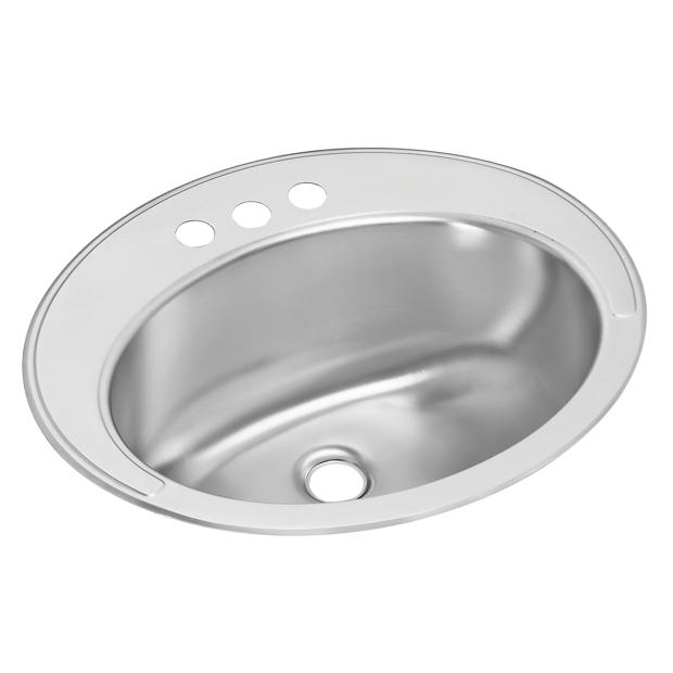 Elkay Asana Stainless Steel 20 3 8 X 16 7 8 X 6 1 4 Single Bowl Drop In Bathroom Sink Elkay