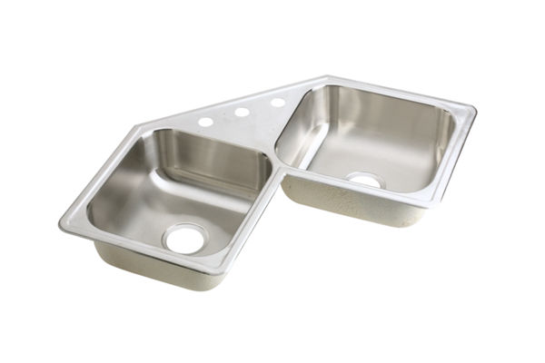 ELKAY Corner Stainless Steel Kitchen Sinks