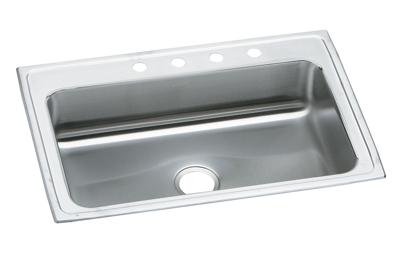 Elkay Celebrity Stainless Steel 33 X 22 X 7 1 4 Single Bowl Drop In Sink Elkay