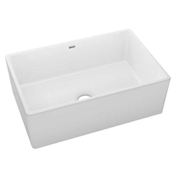 Elkay Fireclay 29 7 8 X 19 3 4 X 10 1 16 Single Bowl Farmhouse Sink Elkay