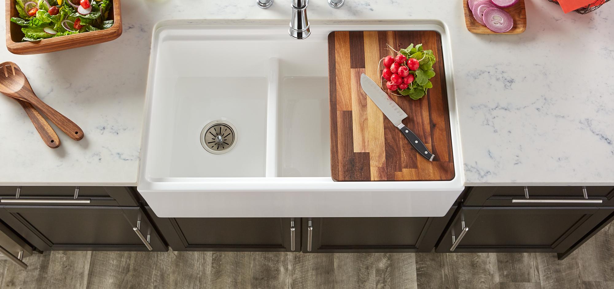 Fireclay Kitchen Sinks Elkay