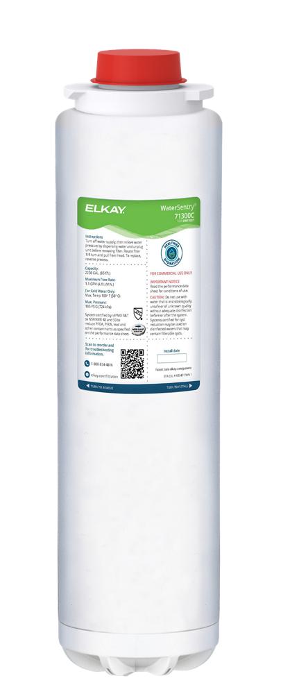 Elkay filtered water dispenser, 2019-08-20