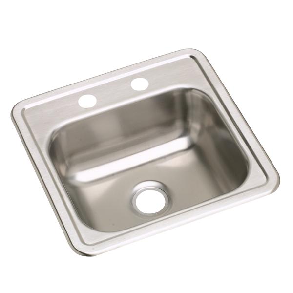 Elkay ILR6622DD5 66 Inch Drop-In Double Bowl Stainless Steel Sink with  18-Gauge, 7-5/8 Inch Bowl Depth, 3-1/2 Inch Drain and Double Drainboard: 5  Holes