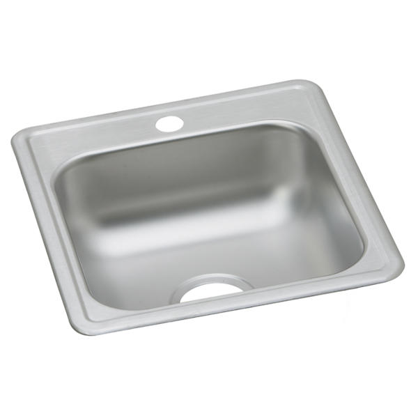 Dayton Drop-In Stainless Steel 17 in. 2-Hole Bar Sink Dayton Drop-In Stainless Steel 17 in. 2-Hole Bar Sink