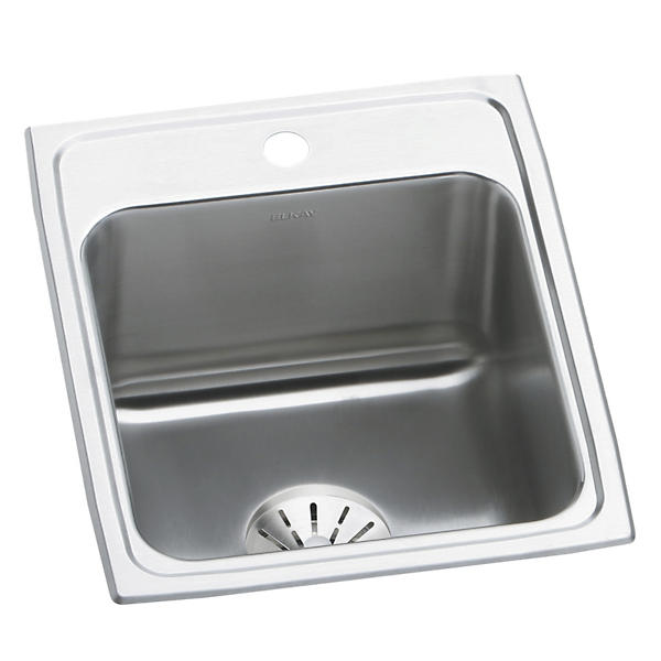 Drop-in Stainless Steel 17 in. 1-Hole Single Bowl Kitchen Sink Drop-in Stainless Steel 17 in. 1-Hole Single Bowl Kitchen Sink