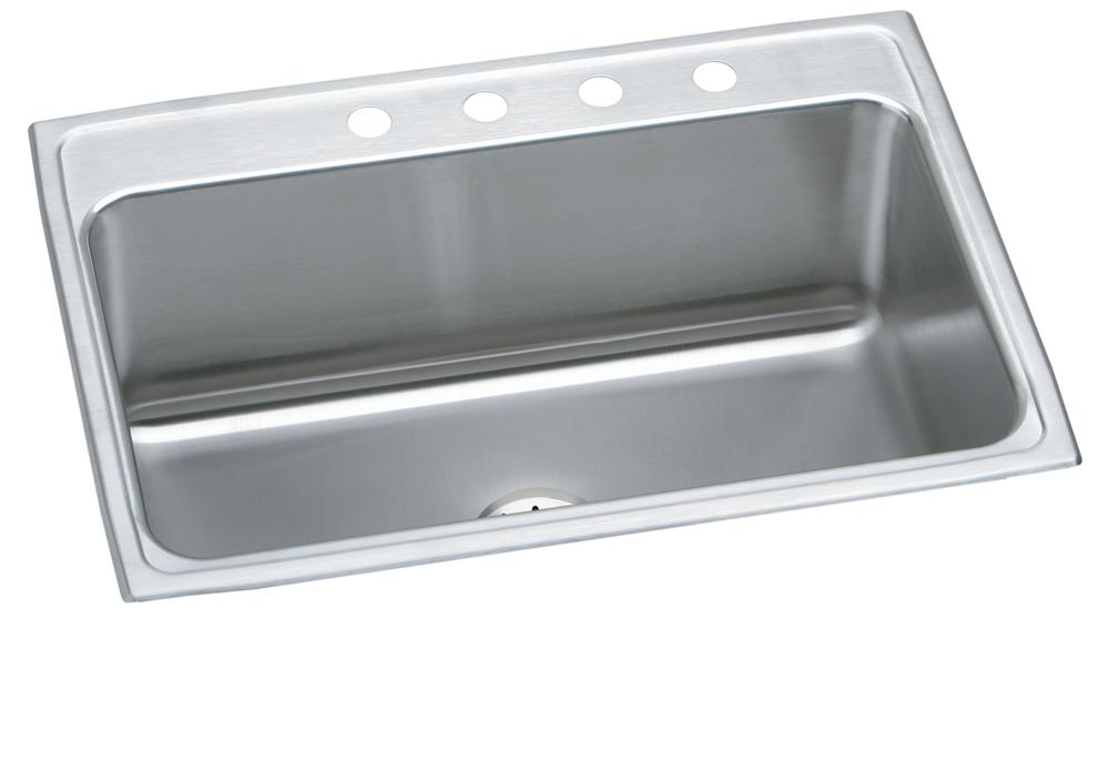 Elkay ELUH311810PD Lustertone Classic Double Bowl Undermount Stainless Steel Sink with Perfect Drain