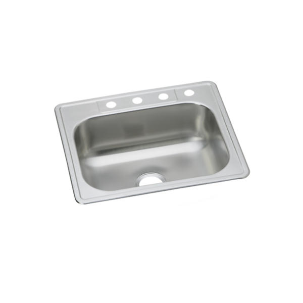 Dayton Stainless Steel 25 x 22 x 8.1 Single Bowl Drop-in Dayton Stainless Steel 25 x 22 x 8.1 Single Bowl Drop-in
