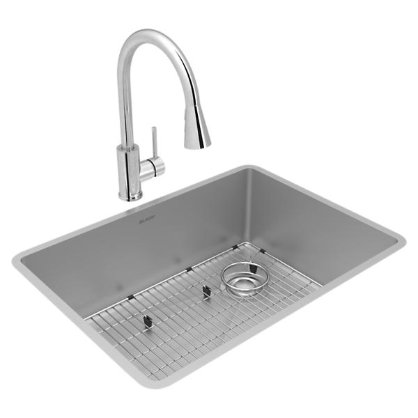 Crosstown Undermount Stainless Steel 14 in. Single Bowl Bar Sink with Bottom Grid and Drain Crosstown Undermount Stainless Steel 14 in. Single Bowl Bar Sink with Bottom Grid and Drain