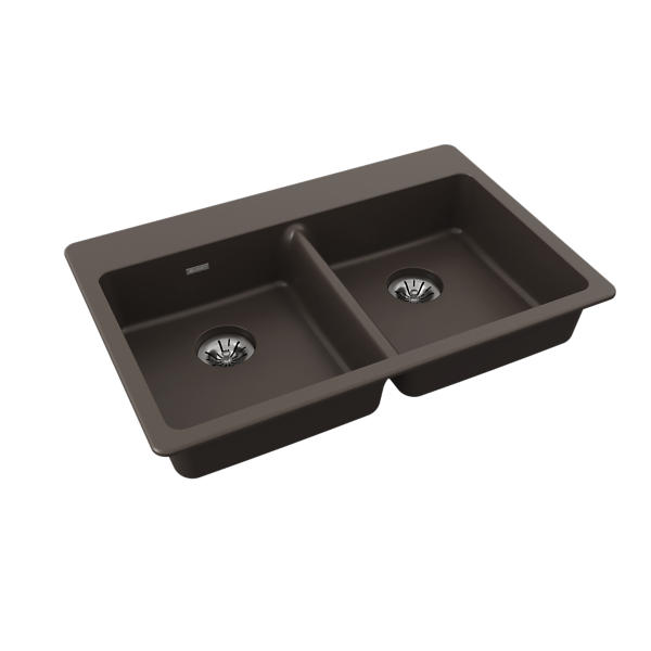 Elkay Quartz Classic 33 x 22 x 5.5 Double Bowl ADA Drop-in Elkay Quartz Classic 33 x 22 x 5.5 Double Bowl ADA Drop-in
