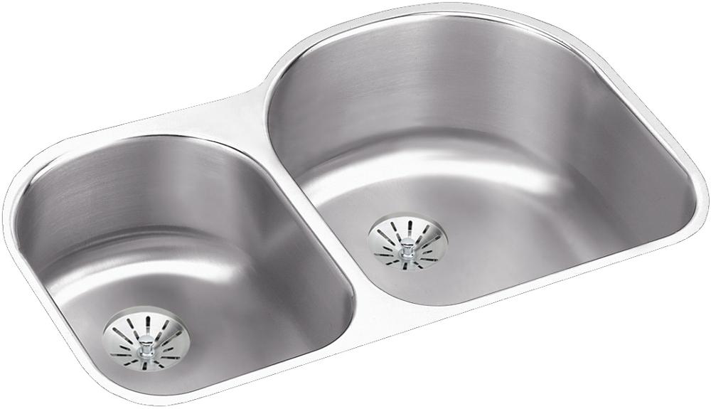 Elkay Lustertone Classic Perfect Drain Undermount Stainless Steel