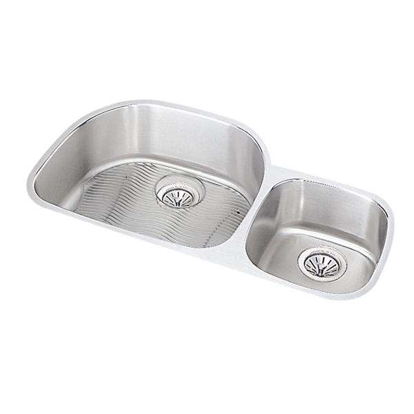 Avenue Undermount Stainless Steel 32 in. Offset Double Bowl Kitchen Sink Avenue Undermount Stainless Steel 32 in. Offset Double Bowl Kitchen Sink