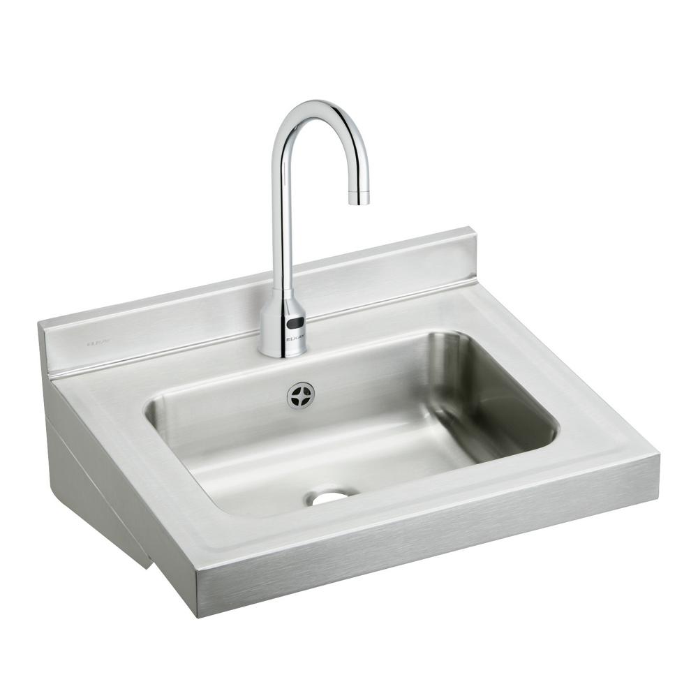 All-In-One 28 L x 22 W Free Standing Laundry Sink with Faucet