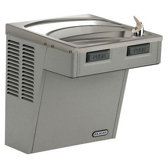 Wall Mount Mechanical Activation ADA Cooler Non-filtered Refrigerated Light Gray Granite