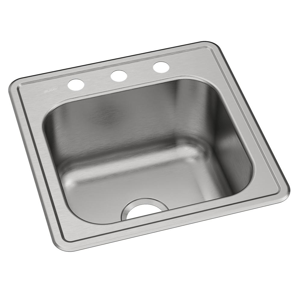 AMGOOD 20x20 Stainless Steel Utility Sink with Right Drainboard - No Faucet