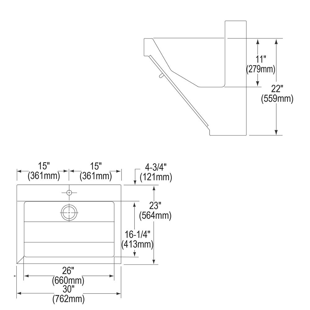 Elkay EWSFAD13620SACC, Commercial Wash Sinks, Scrub-Up Sink