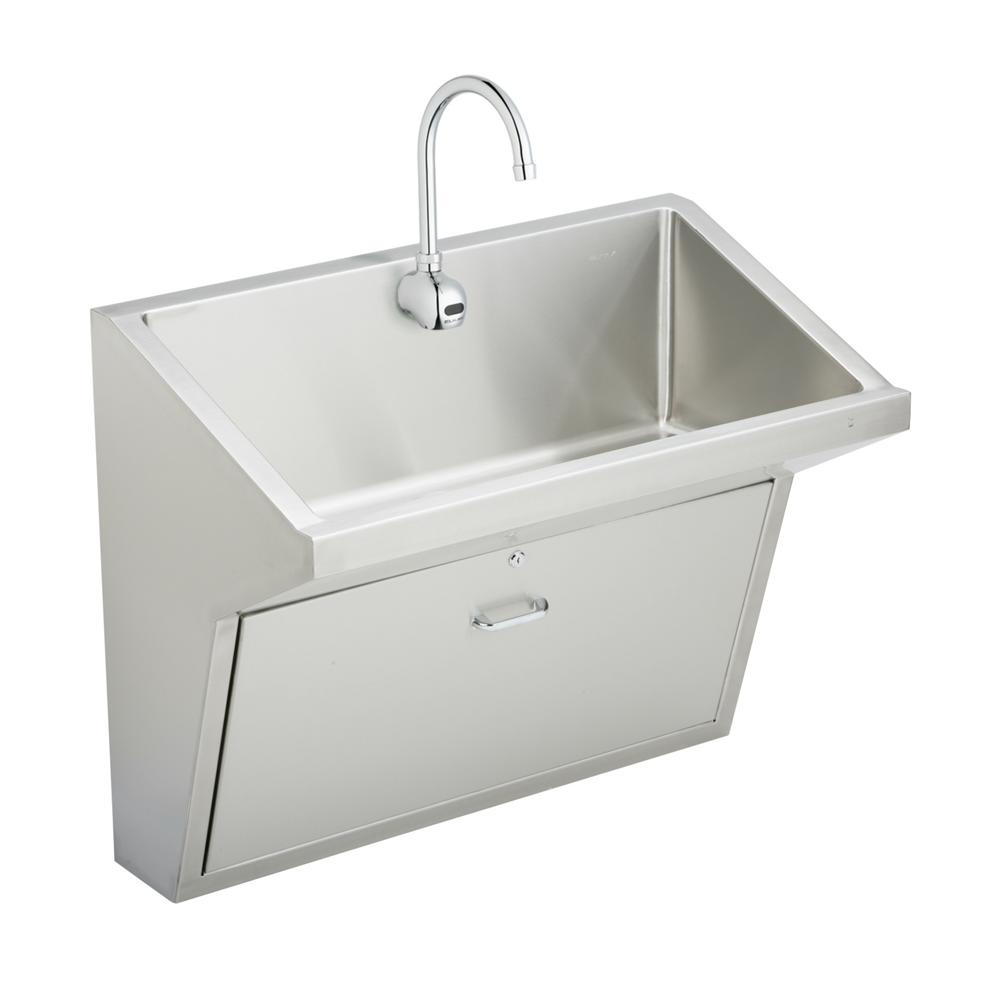 Elkay EWS2520KC, Wall Scrub-Up Sink, Knee Control Package