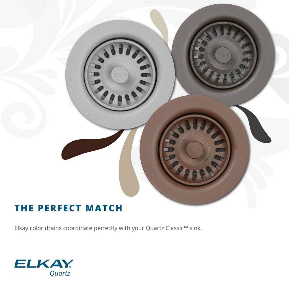 Elkay 3.5-in Stainless Steel Rust Resistant Strainer with Lock