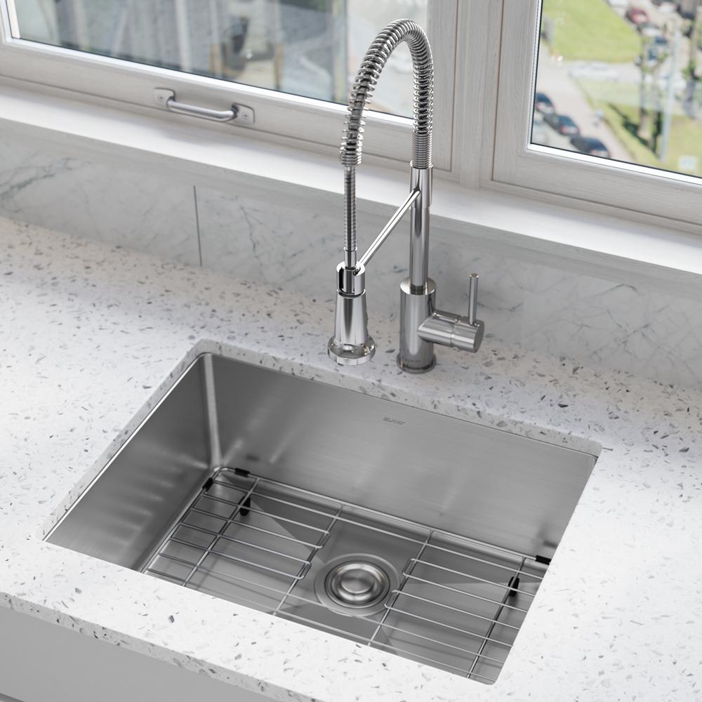 Sink Bottom Grid Kitchen Sink Protector Stainless Steel Size: 27-9