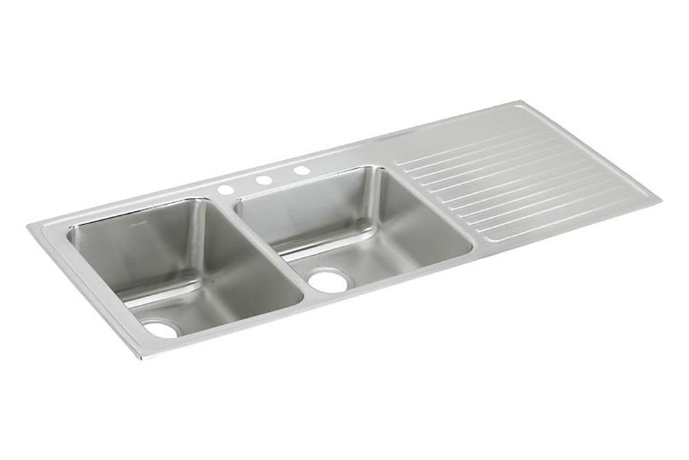 Custom Double Drainboard Sink - Stainless - Havens