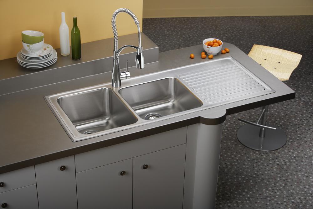 Epoxy Drop-In Sink with Drainboard