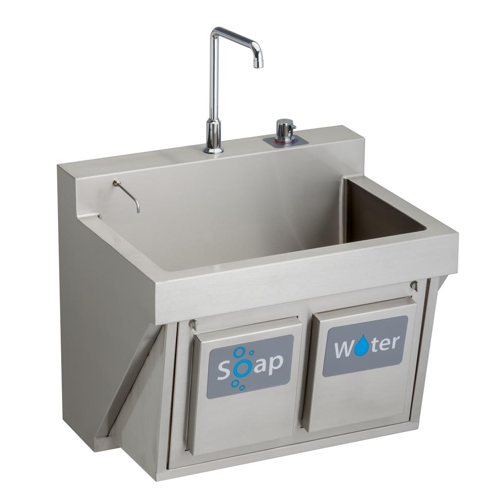 Just Manufacturing J-ADA-770-1-S Stainless Steel Surgeons Scrub Sink