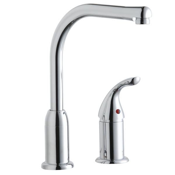 Elkay Everyday Chrome 1-Handle Deck-Mount Pull-Down Handle Kitchen Faucet Elkay Everyday Chrome 1-Handle Deck-Mount Pull-Down Handle Kitchen Faucet