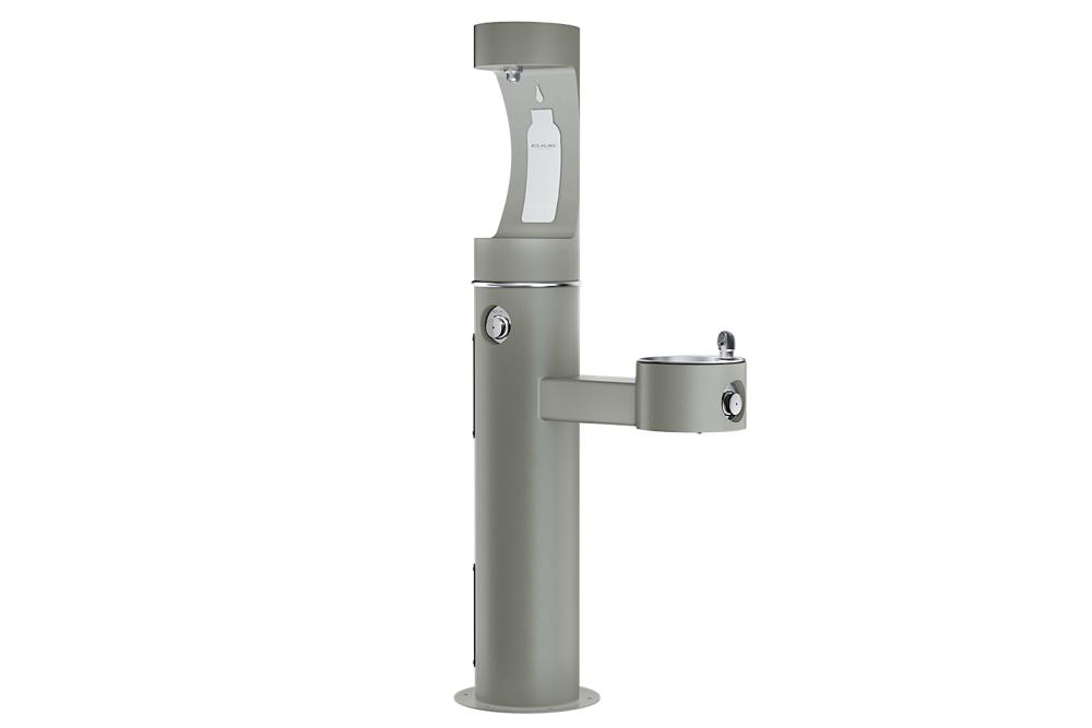 Freestanding Outdoor Upper Bottle Filling Station Bi-Level