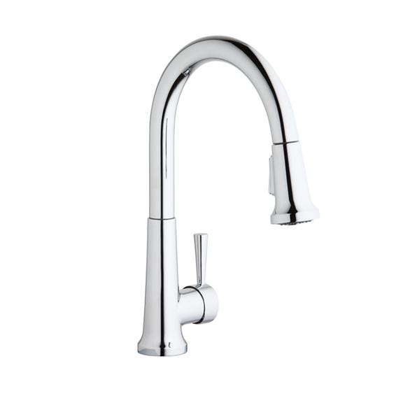Everyday Single Hole Deck Mount Kitchen Faucet with Pull-down Spray Forward Only Lever Handle Chrome