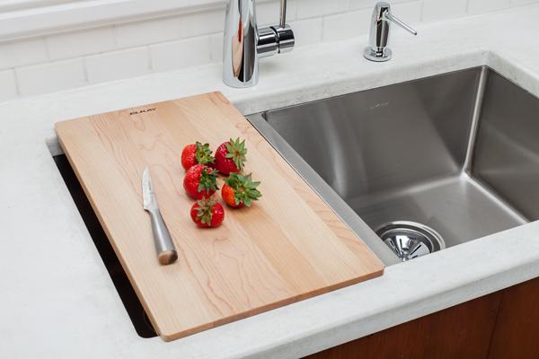 Custom Cutting Board / Sink Cover by Glessboards