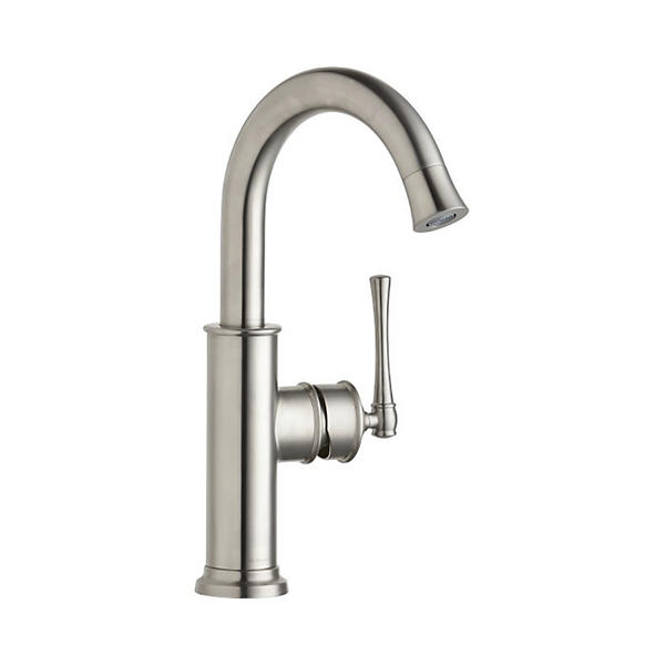 Elkay Explore Lustrous Steel 1-Handle Deck-Mount Bar and Prep Handle Kitchen Faucet Elkay Explore Lustrous Steel 1-Handle Deck-Mount Bar and Prep Handle Kitchen Faucet