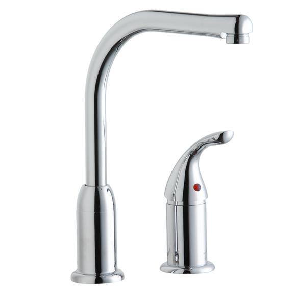 Everyday Kitchen Faucet with Remote Lever Handle Restricted Spout Chrome