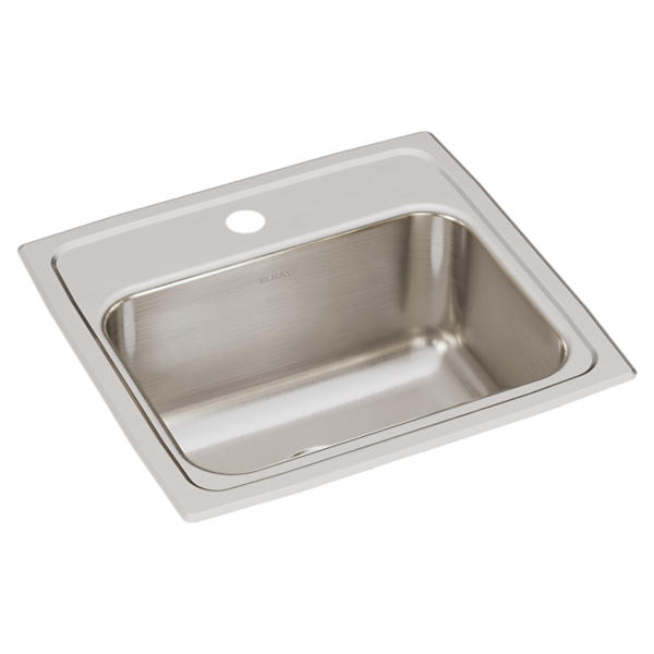 Drop-in Stainless Steel 17 in. 1-Hole Single Bowl Kitchen Sink Drop-in Stainless Steel 17 in. 1-Hole Single Bowl Kitchen Sink