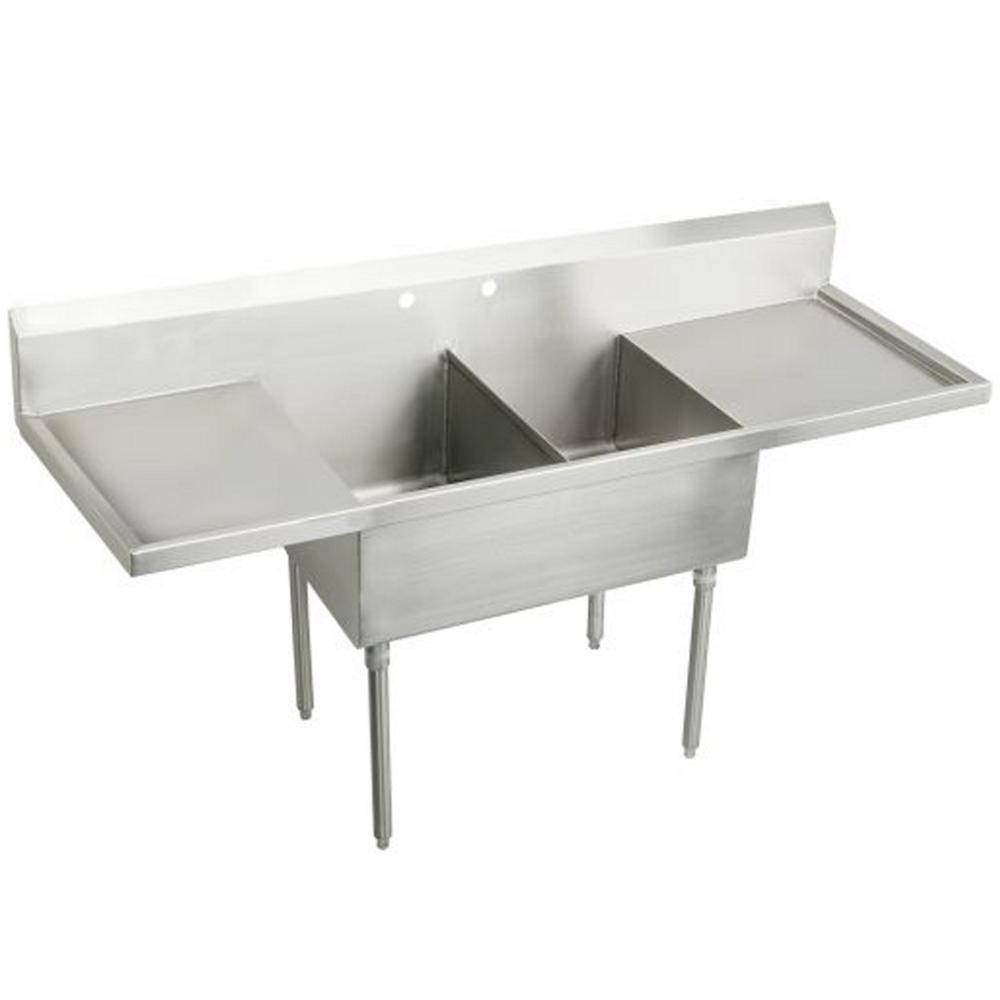 Just Manufacturing J-ADA-770-1-S Stainless Steel Surgeons Scrub Sink