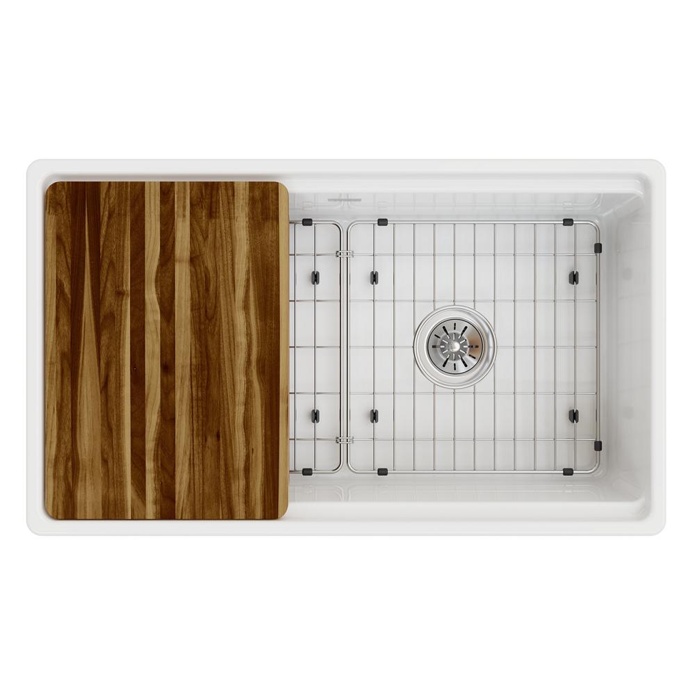 Workstation Sink Accessory - 18 Dishwasher Safe White Cutting Board ( –  Create Good Sinks