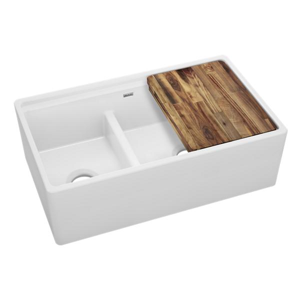 Elkay LKCBEG1518HW Hardwood Cutting Board Sink