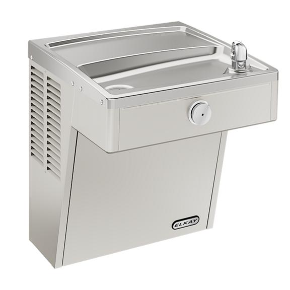 Wall Mount Vandal Resistant ADA Cooler Non-filtered Refrigerated Stainless