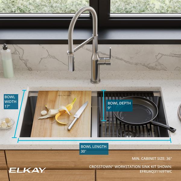 Elkay EWSF26026KWC Utility Sink