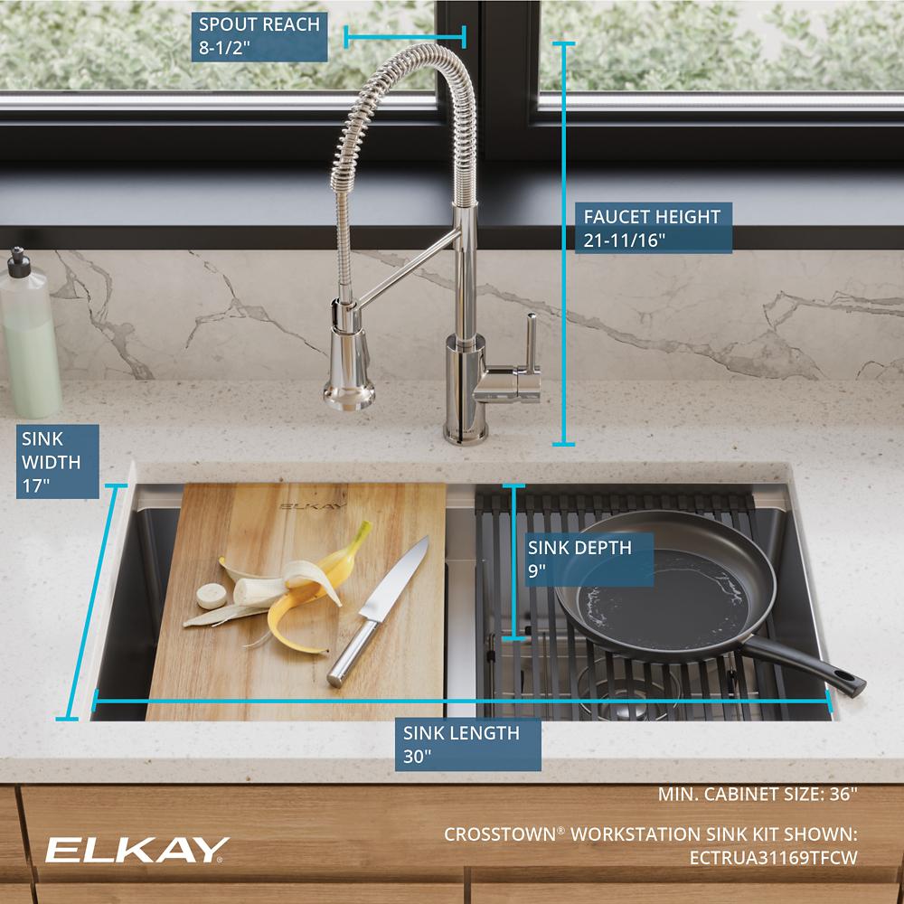 Elkay EWSF13026KWSC, Commercial Wash Sinks, Scrub-Up Sink